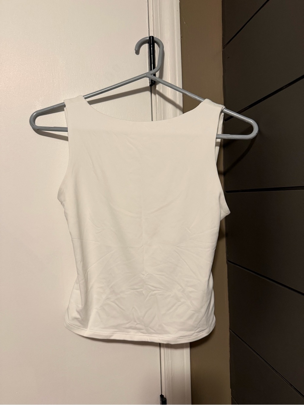 Pink Rose White Sleeveless Tank Top